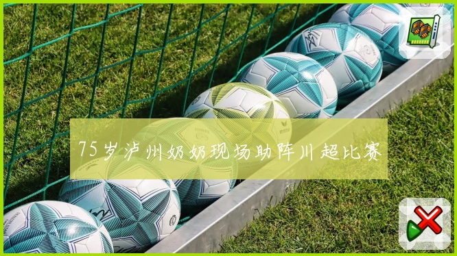 75岁泸州奶奶现场助阵川超比赛